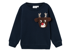 Name It dark sapphire Christmas sweatshirt